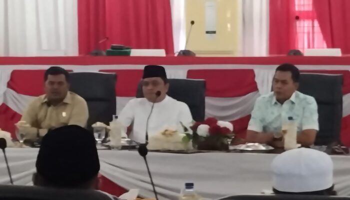 DPRD Palas Curhat Dengan Pj. Bupati Edy Junaedi