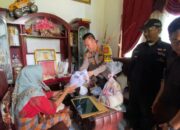 Kapolres Sabang Serahkan Bantuan Anggota KPPS Alami Kecelakaan
