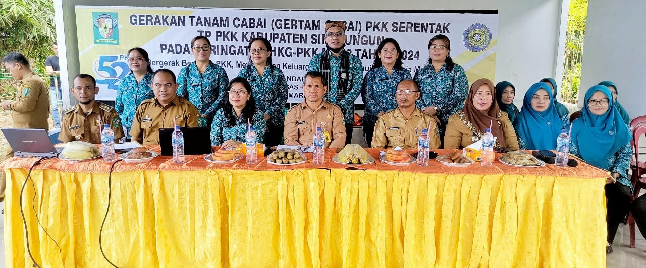 TP PKK Simalungun Ikut Gertam Cabai Serentak Nasional