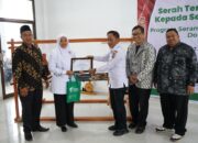 DD Waspada Serahkan Alat Tenun Untuk Program Serambi Budaya Tenun Melayu di Batubara