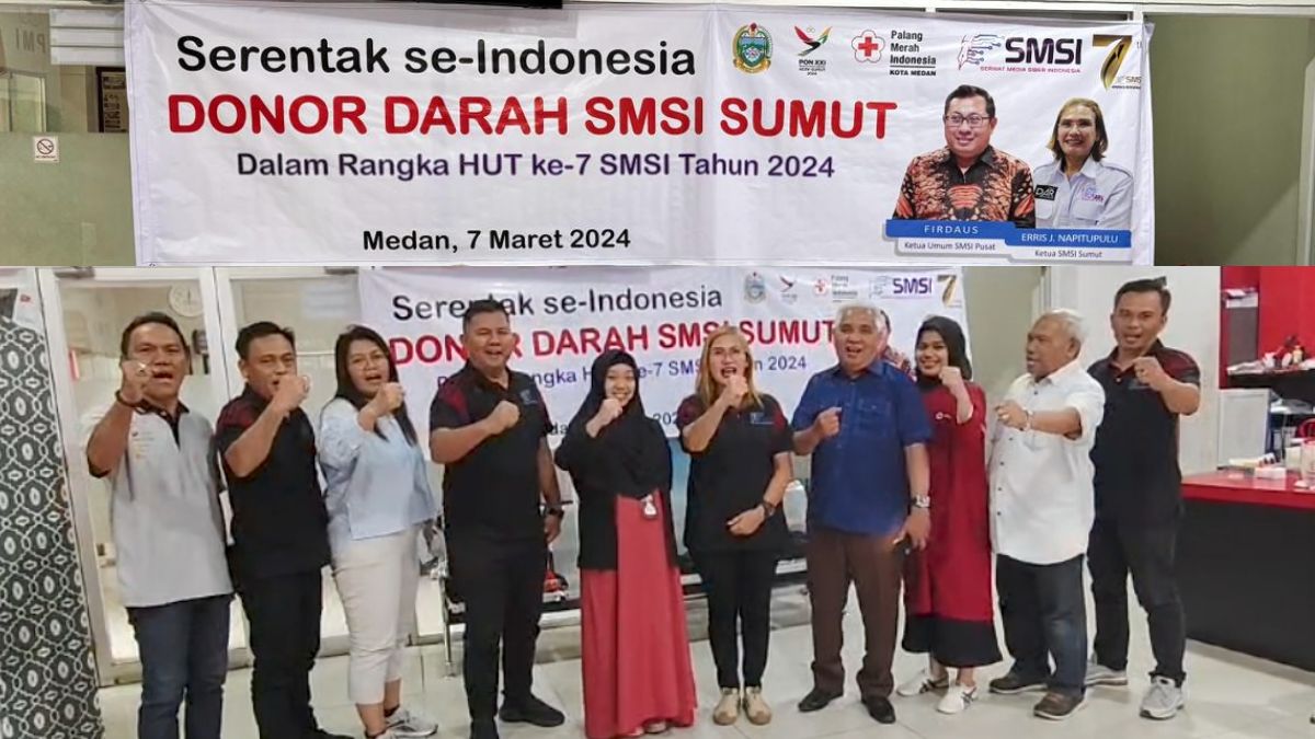 PMI Medan: Selamat HUT Ke-7 SMSI