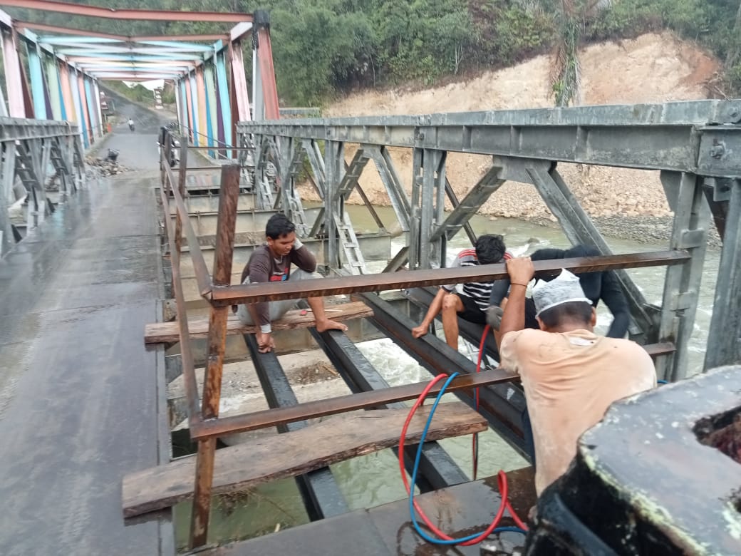 Jembatan Bailey Mbarung Agara Bakal Rampung
