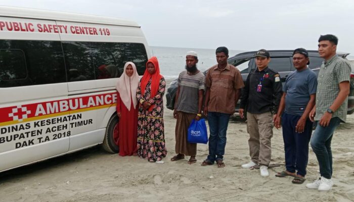 Tiga Etnis Rohingya Dibawa Ke RS, Satu Dirawat