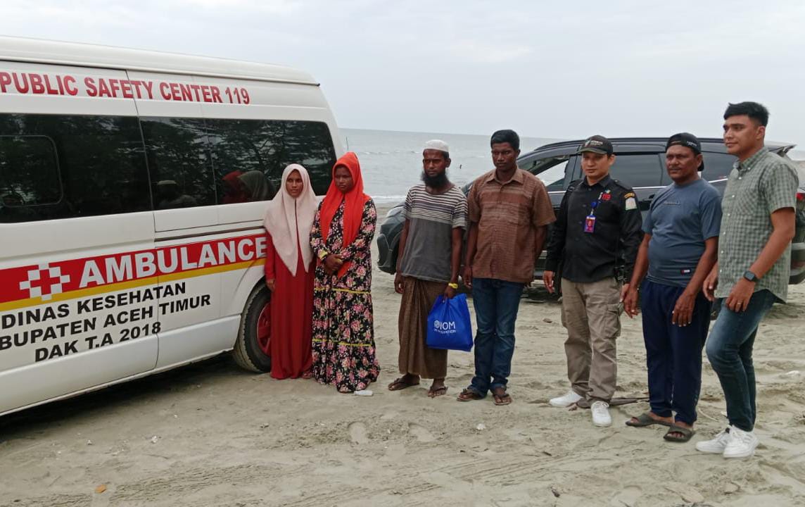 Tiga Etnis Rohingya Dibawa Ke RS, Satu Dirawat