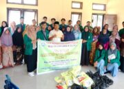 Jelang Ramadan, Mahasiswa Prodi HKI STAIBR Sibuhuan Santuni Kaum Duafa