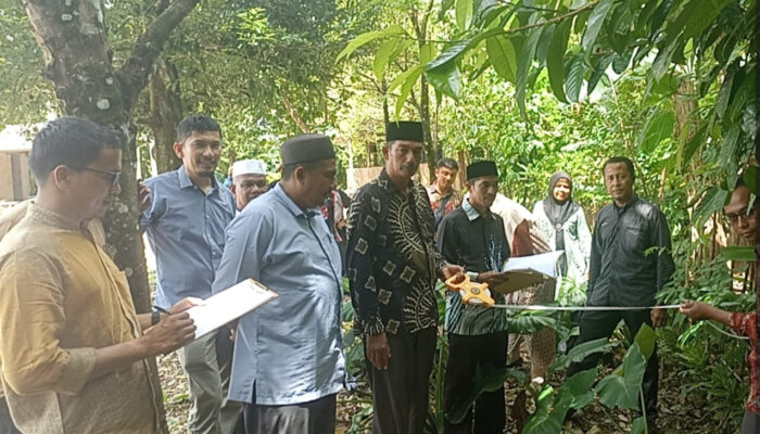 Rampungkan Pengukuran Tanah Wakaf, Kakankemenag Abdya Apresiasi KUA Blangpidie