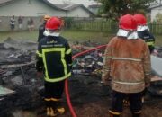 Satu Rumah Hangus Terbakar Di P. Siantar