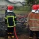 Satu Rumah Hangus Terbakar Di P. Siantar