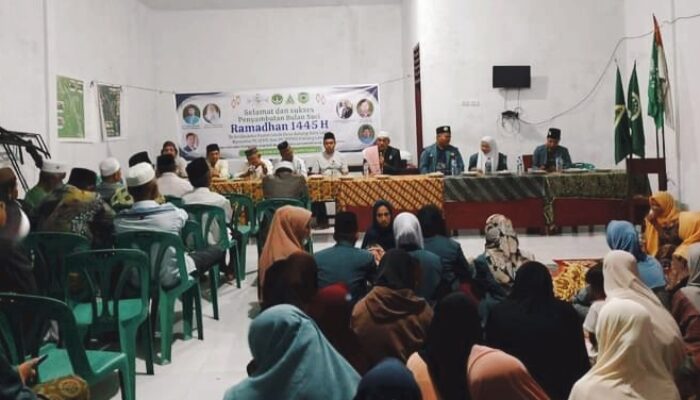 PC IPNU, IPPNU Palas Bersama Pemdes Batang Bulu Lama Sambut Ramadan