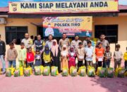 Sambut Ramadan, Polsek Tiro Santuni Anak Yatim Dan Piatu