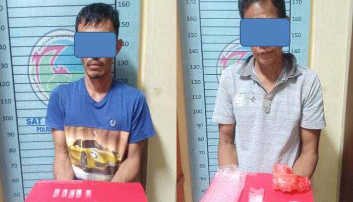 Polisi Amankan 2 Tersangka Bandar Sabu Di Agara