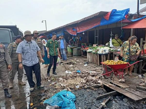 Camat Percut Sei Tuan Janji Selesaikan Pemagaran Pasar Gambir