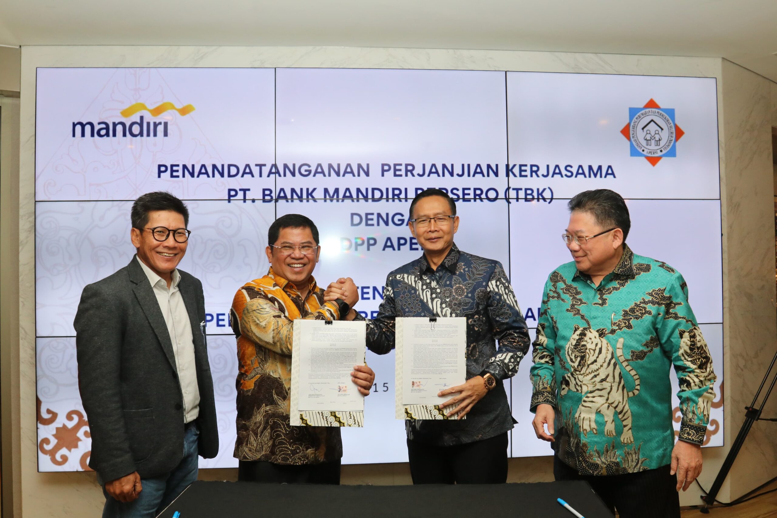 Permudah Kepemilikan Hunian, Bank Mandiri Teken Kerjasama dengan APERSI