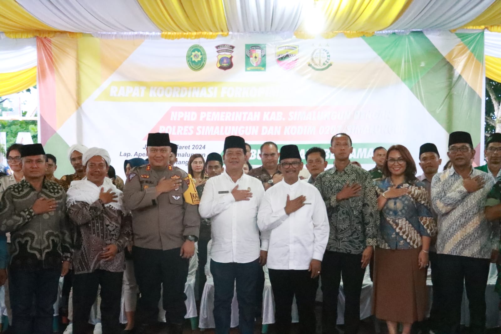 Kapolres Bersama Bupati Simalungun Gelar Rakor