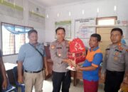 Ringankan Beban, Polres Tapteng Bantu Korban Kebakaran