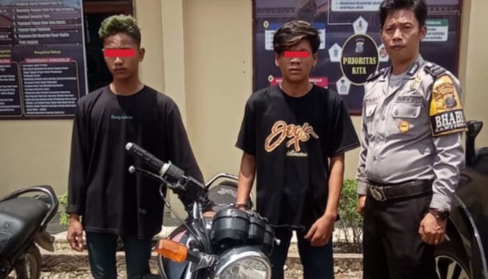 Polsek Manduamas Tangkap Dua Tersangka Curanmor