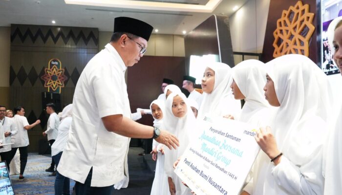 Tebar Berkah Ramadhan 1445 H, Bank Mandiri Santuni 2.750 Anak Yatim dan Dhuafa Di Medan