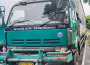 Gegara Rem Blong, Truk Tabrak Beruntun Di P. Siantar