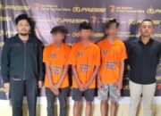 Polres Taput Ringkus 3 Tersangka Pencuri Uang Kotak Infaq Masjid