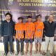 Polres Taput Ringkus 3 Tersangka Pencuri Uang Kotak Infaq Masjid