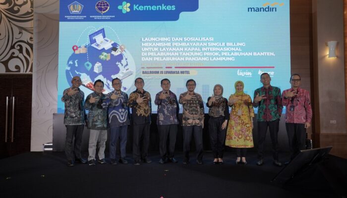 Makin Mudah ! Kemenkeu, Kemenhub, Kemenkes, dan Bank Mandiri Berkolaborasi Pangkas Transaksi di Pelabuhan