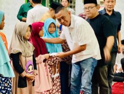 AQUA Santuni Para Anak Yatim Di Masjid Jami’ Aur, Kampung Aur Lembah, Medan