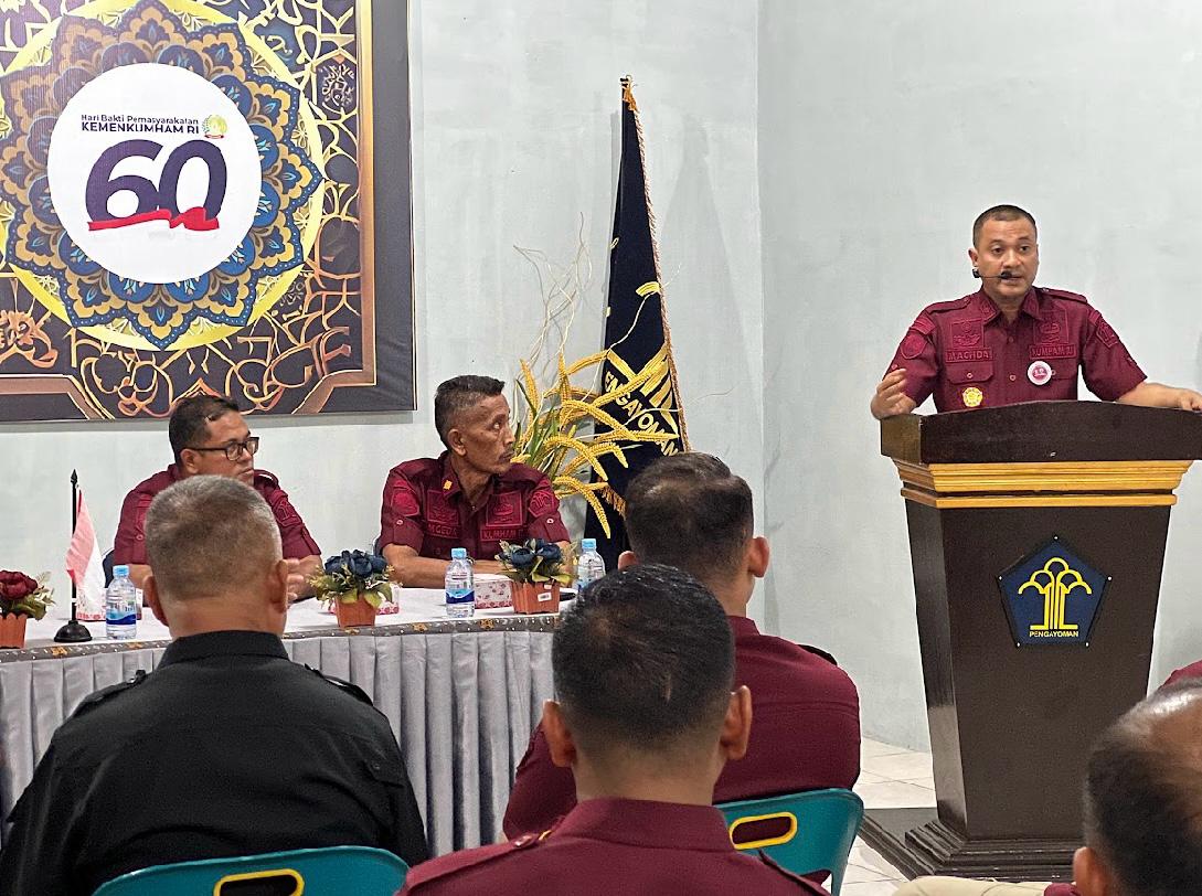 Tingkatkan Kinerja, LP Narkotika Langsa Gelar Rapat Rutin