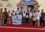 Sambut Ramadhan, UPZ BKM Masjid Nurul Huda Sakurkan 90 Karung Beras Untuk Fakir dan Kaum Dhuafa