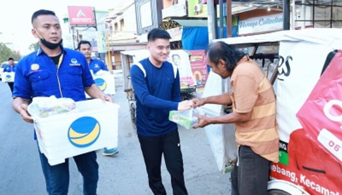 Berkah Ramadhan, Ricky Anthony Berbagi Menu Buka Puasa Di Langkat