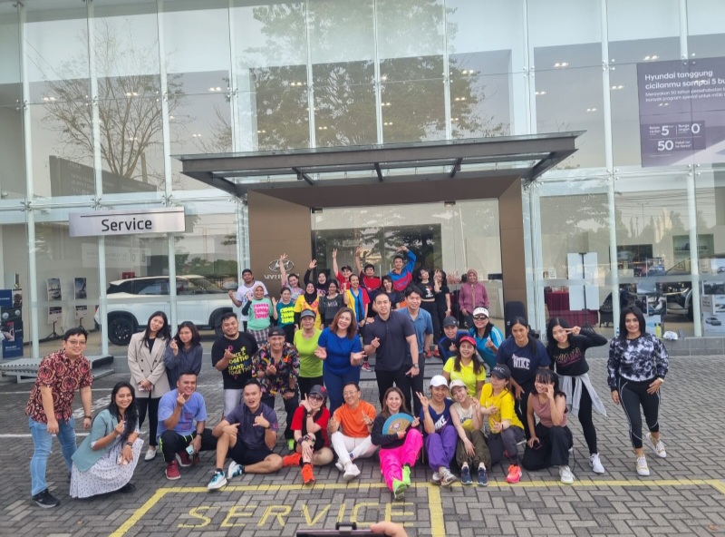 Senam Zumba Perkenalkan Konsumen Dengan Hyundai Creta Alpha