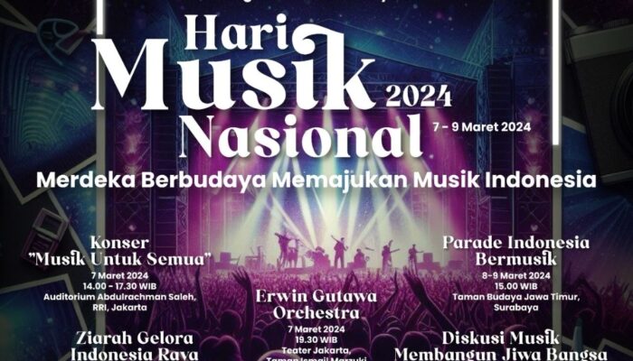 Kemendikbudristek Meriahkan Hari Musik 2024 di Jakarta dan Surabaya