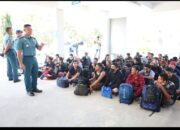 Lantamal I Amankan 40 PMI Non Prosedural Dari Malaysia