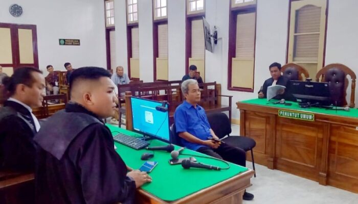 Mantan Kadis Kehutanan Samosir Dituntut 4 Tahun Penjara