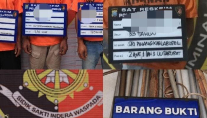 Pencuri Sawit Serang Security PT Lonsum Pakai Bom Molotov