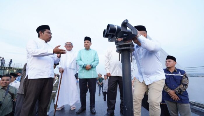 OIF UMSU Titik Pengamatan Rukyatul Hilal Pemko Medan