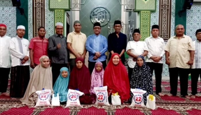 Jamaah Shalat Taraweh Masjid UISU Berkesempatan Peroleh Sembako