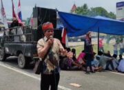 Warga Simalungun Demo Poldasu, Minta Ketua Adat Dibebaskan