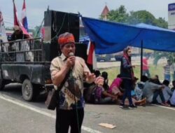 Warga Simalungun Demo Poldasu, Minta Ketua Adat Dibebaskan