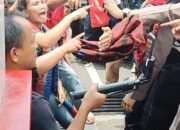 Demo Di Poldasu Ricuh, Masyarakat Simalungun Tuntut Ketua Komunitas Adat Dibebaskan