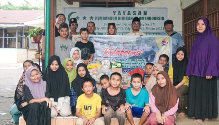 Panti Asuhan YPDI Padang Bulan Apresiasi Baksos LSM GEBER dan KMO