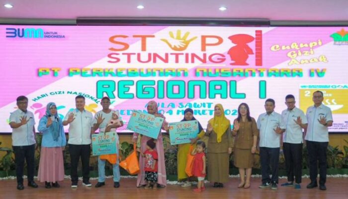 PTPN IV Regional I Dukung Program Pengentasan Stunting Di Sumut Tahun 2024