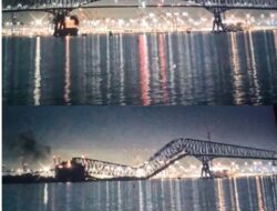 Jembatan Baltimore, AS, Roboh Ditabrak Kapal Kontainer