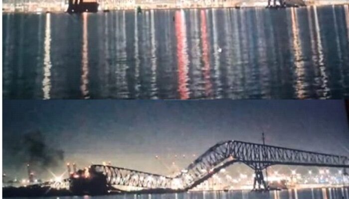 Jembatan Baltimore, AS, Roboh Ditabrak Kapal Kontainer