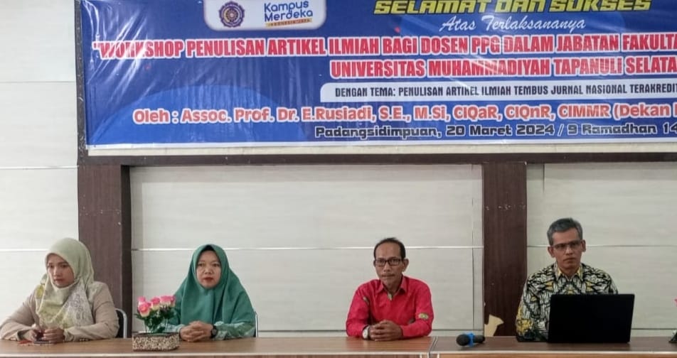 FKIP UM Tapsel Edukasi Dosen PPG Cerdas Buat Atrikel Di Jurnal Nasional FKIP UM Tapsel Edukasi Dosen PPG Cerdas Buat Atrikel Di Jurnal Nasional