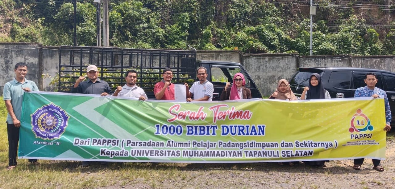 UM Tapsel Salurkan 1000 Bibit Durian Bantuan PAPPSI UM Tapsel Salurkan 1000 Bibit Durian Bantuan PAPPSI