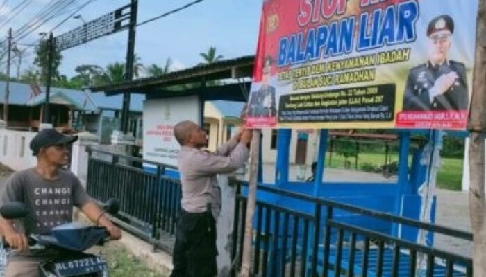 Polsek Kuta Baro Imbau Warga Tak Balapan Liar