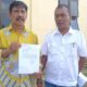 Ketua DPD II Partai Golkar Aceh Tamiang, Adriadi, SE saat melaporkan dugaan pemalsuan tandatangannya terkait dokumen saksi Pemilu 2024. Waspada/Yusri