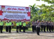 Polres Tapteng Gelar Apel Operasi Keselamatan Toba 2024