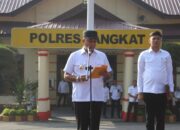 Apel Gelar Pasukan Ops Keselamatan Toba Dipimpin Pj Bupati Langkat 