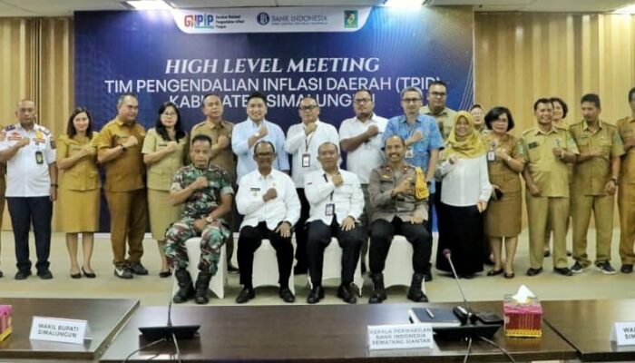 Wakil Bupati Simalungun Hadiri Rapat HLM TPID